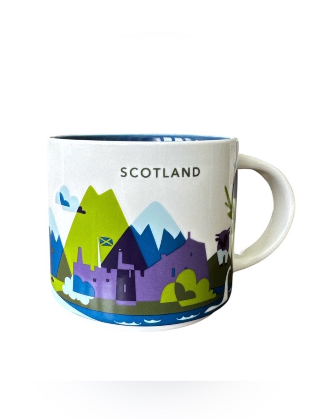 Starbucks Scotland You Are Here YAH Collector Series Ceramic Coffee Tea Mug Cup
